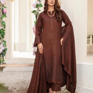 BINT E NAZ LUXURY WINTER CHICKENKARI CUTWORKS 3 PIECE COLLECTION