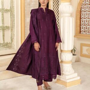 BINT E NAZ LUXURY WINTER CHICKENKARI CUTWORKS 3 PIECE COLLECTION